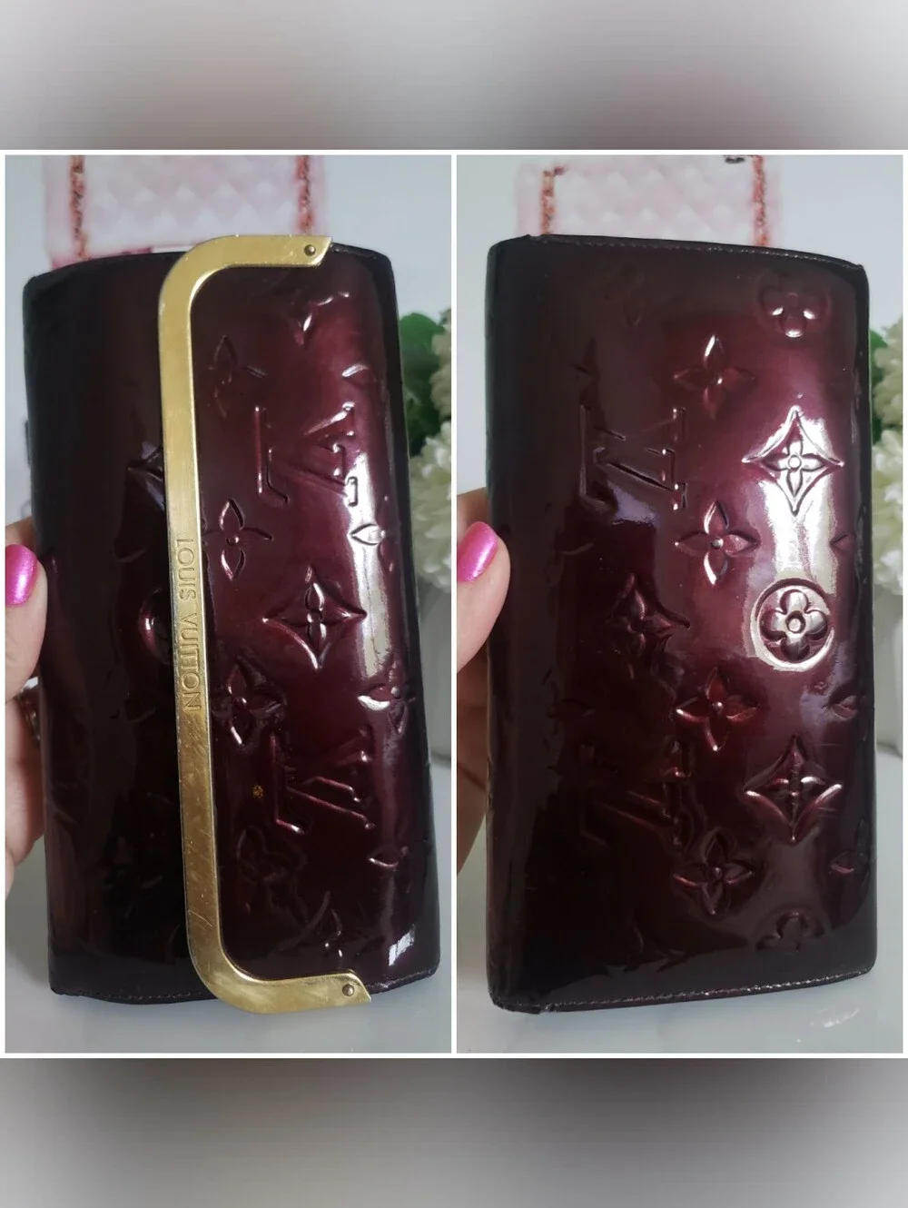 Authentic Pre-owned Louis Vuitton Rossmore Vernis Long Flap Wallet